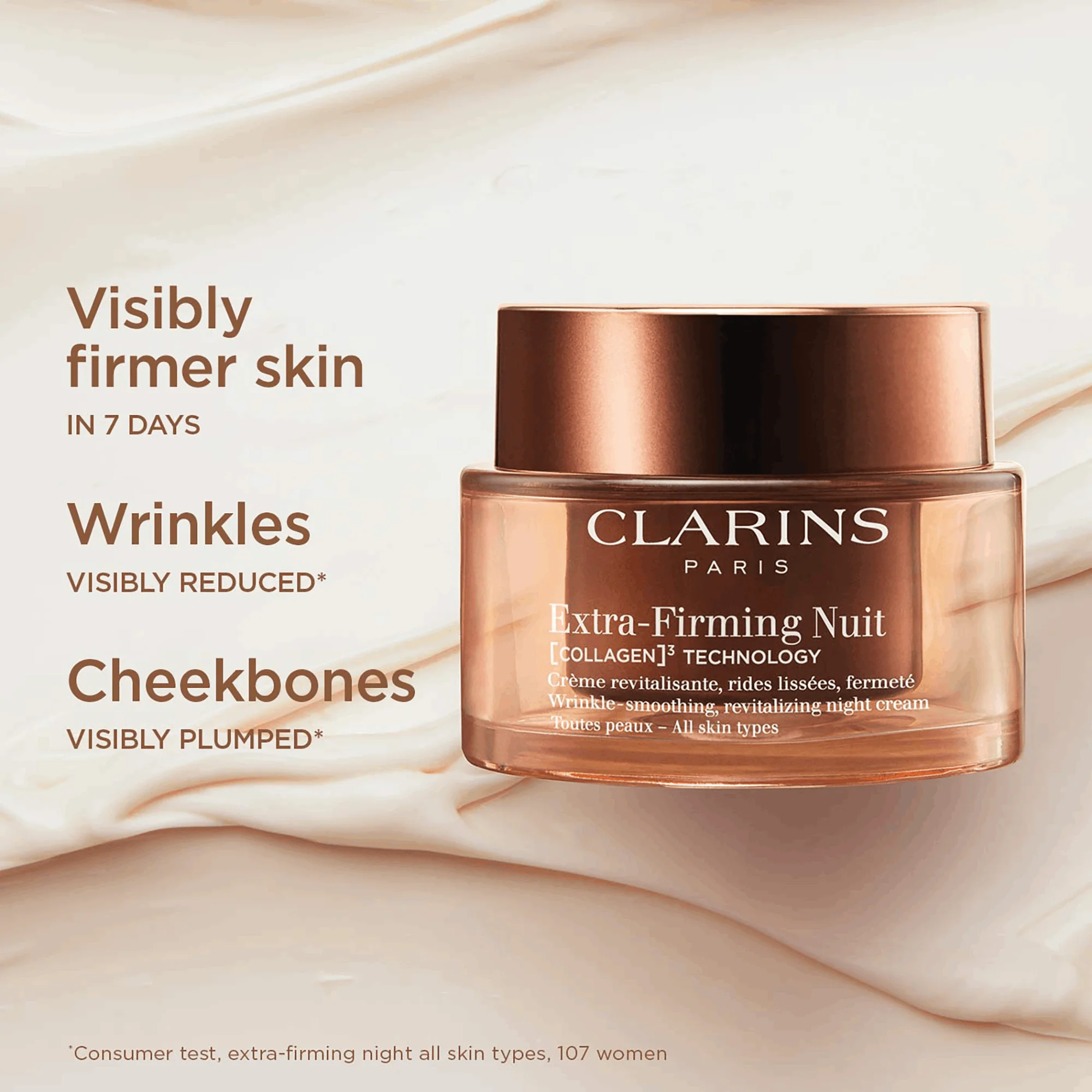 Clarins Extra-Firming Revitalizing Night Cream - All Skin Types - Image 4