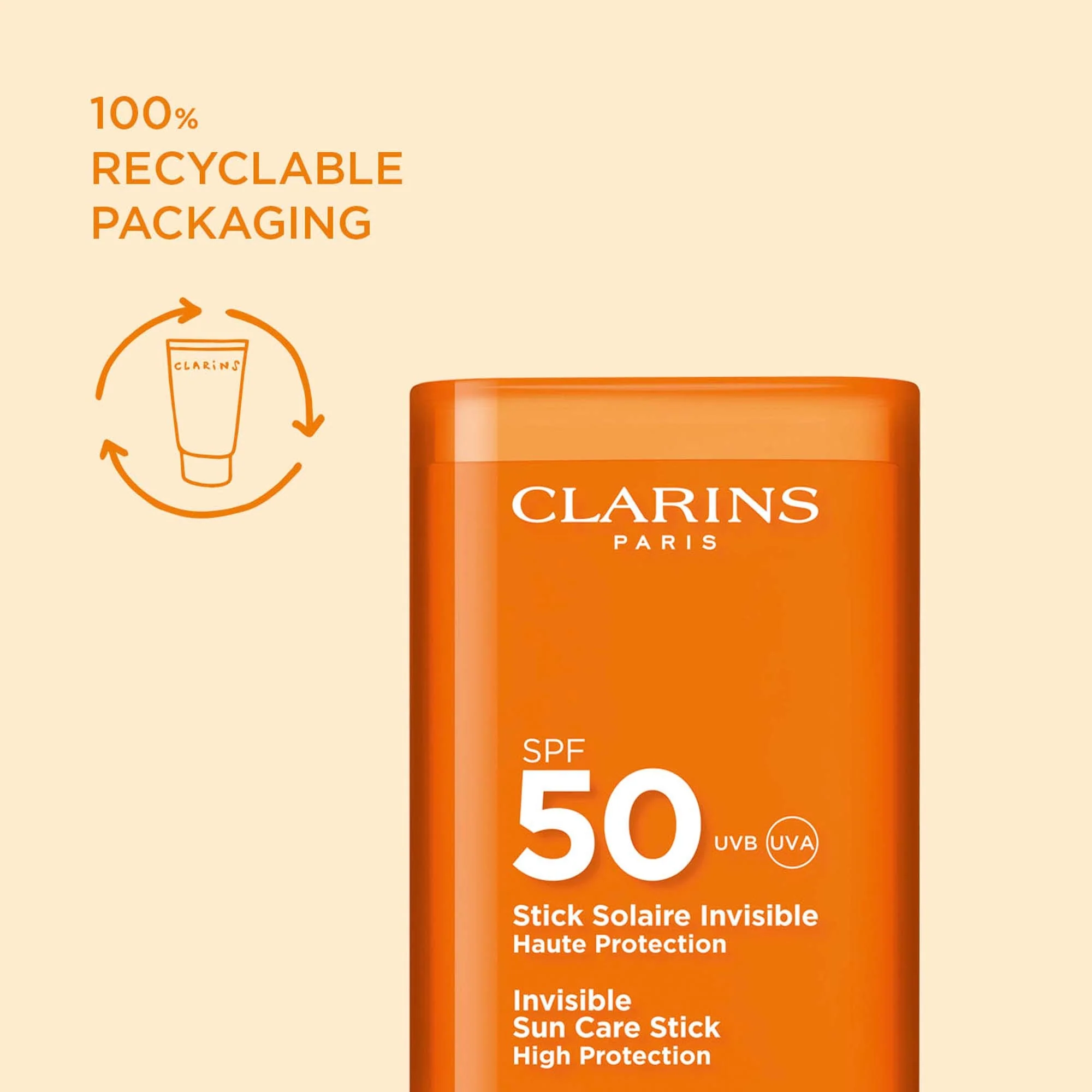 Clarins Invisible Sun Care Stick SPF50 - Image 8