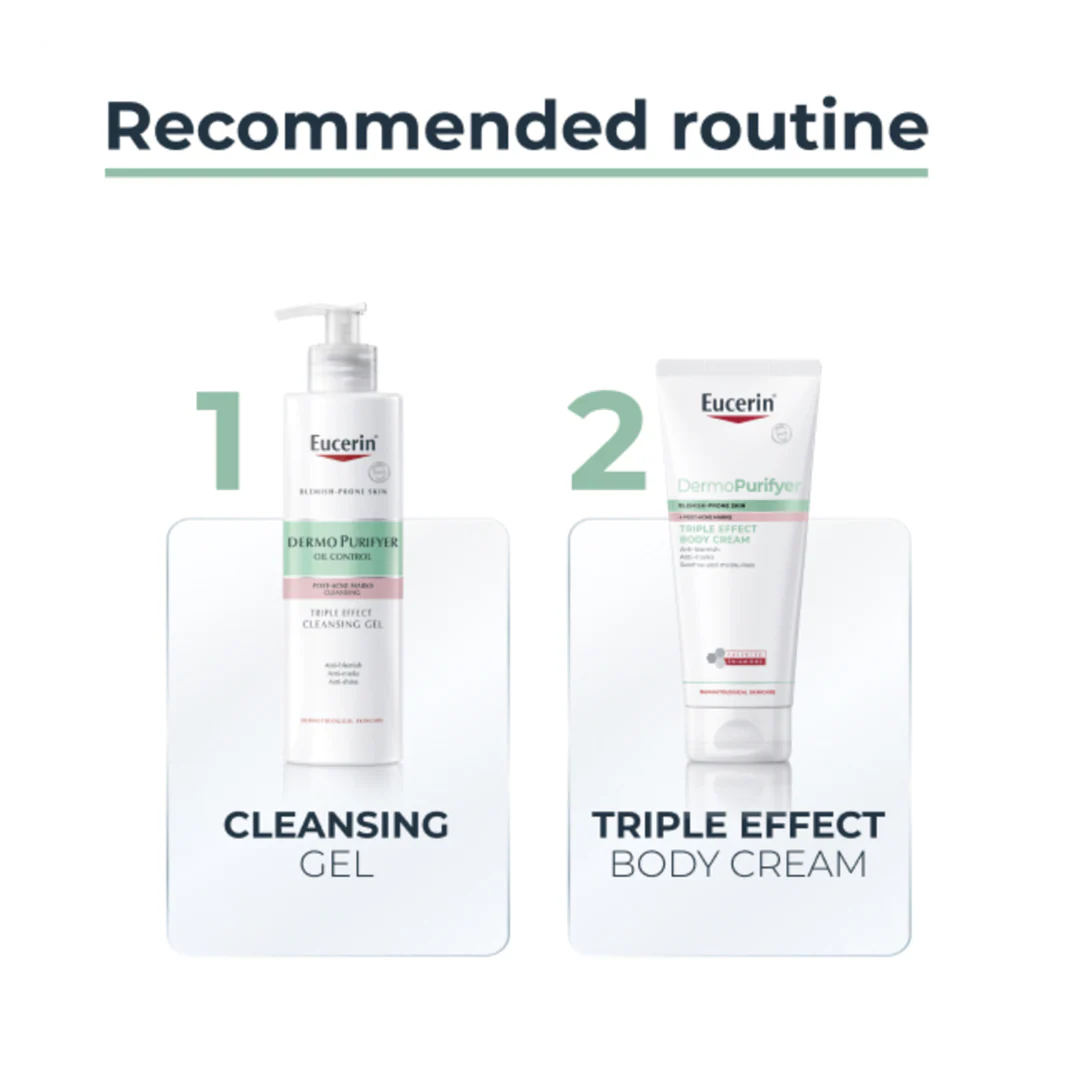 Eucerin DermoPurifyer Triple Effect Body Cream - Image 6