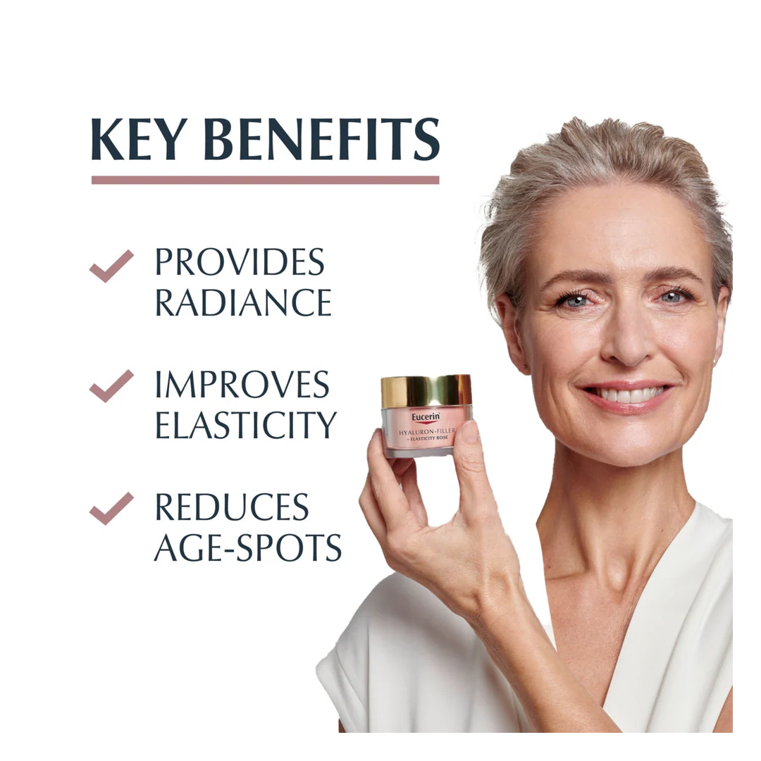 Eucerin Hyaluron-Filler + Elasticity Day Rose SPF30 - Image 3