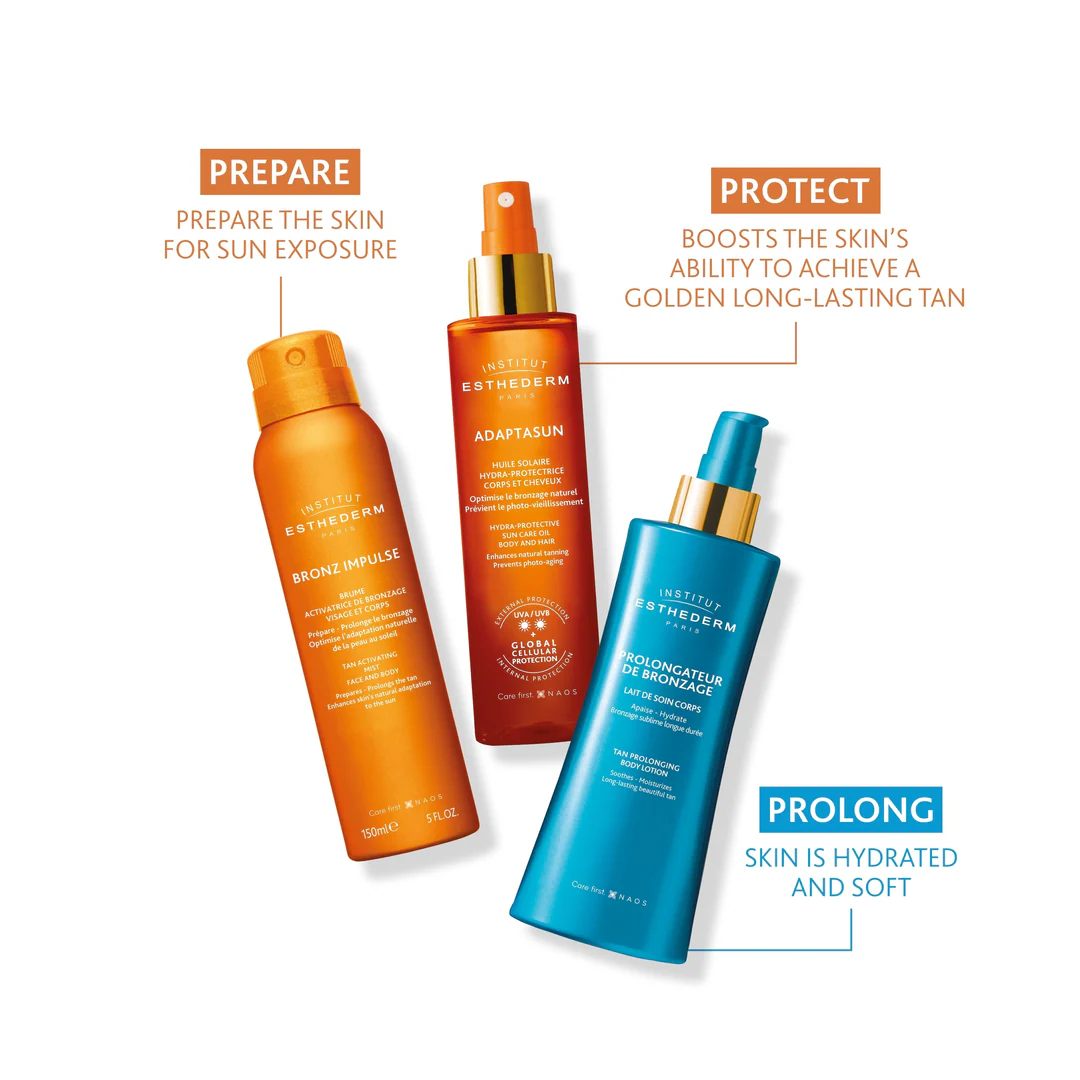 Institut Esthederm Adaptasun Hydra-Protective Sun Care Oil Body and Hair - Moderate Sun - Image 3