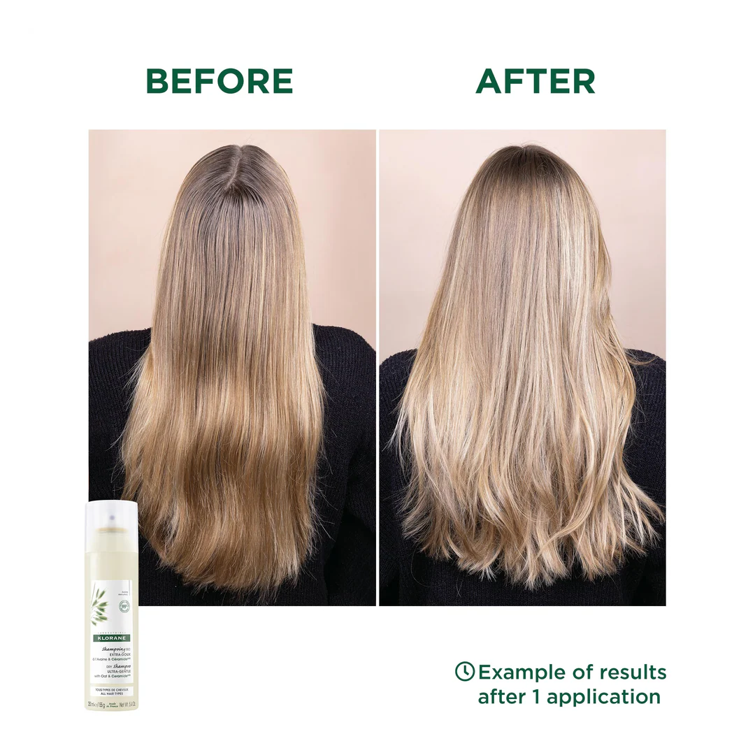 Klorane Dry Shampoo With Oat & CeramideLike Spray - Image 10