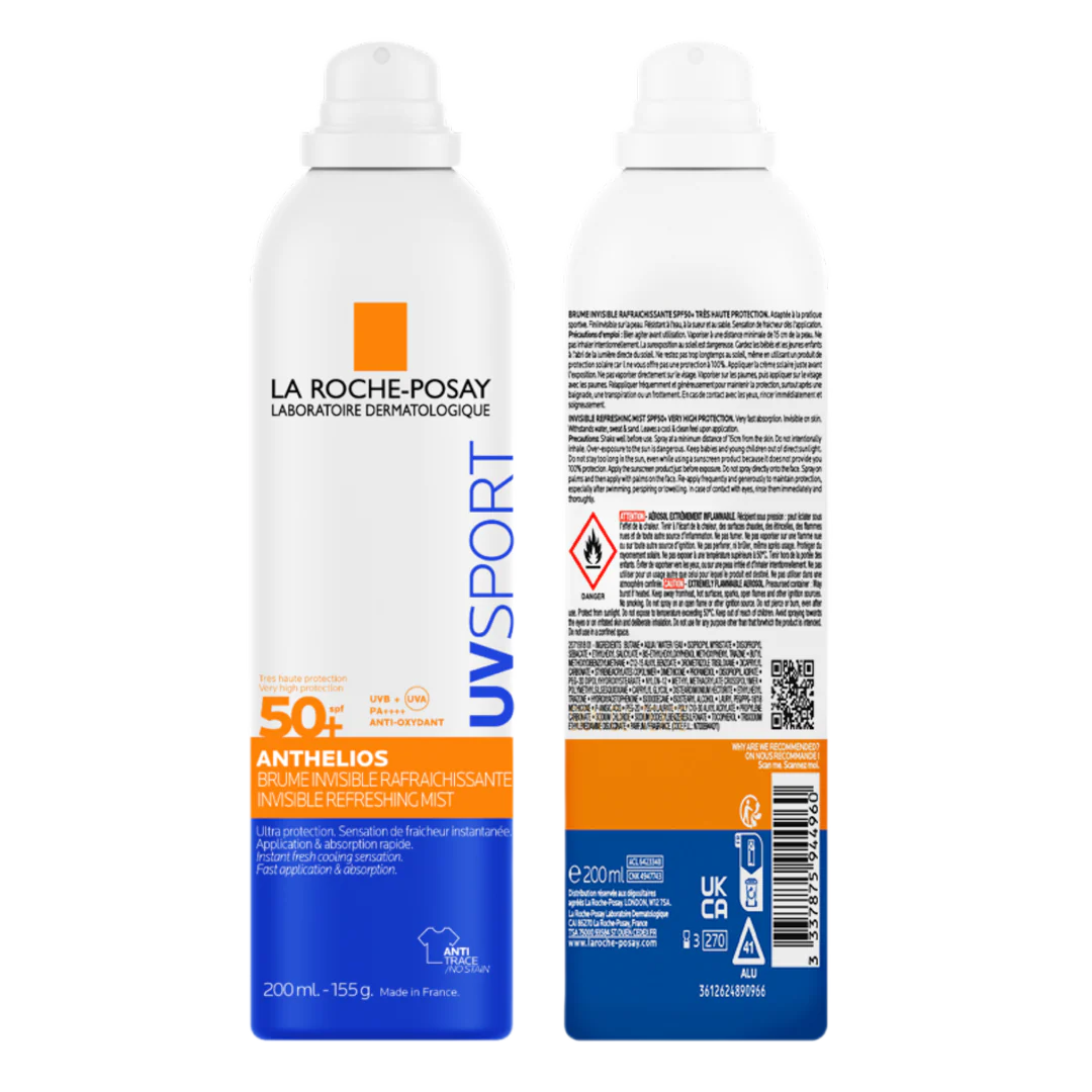 La Roche-Posay Anthelios UVSPORT Invisible Refreshing Mist SPF50+ - Image 14
