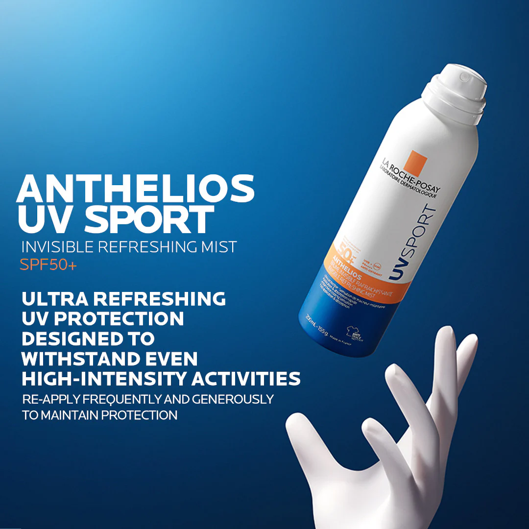 La Roche-Posay Anthelios UVSPORT Invisible Refreshing Mist SPF50+ - Image 4