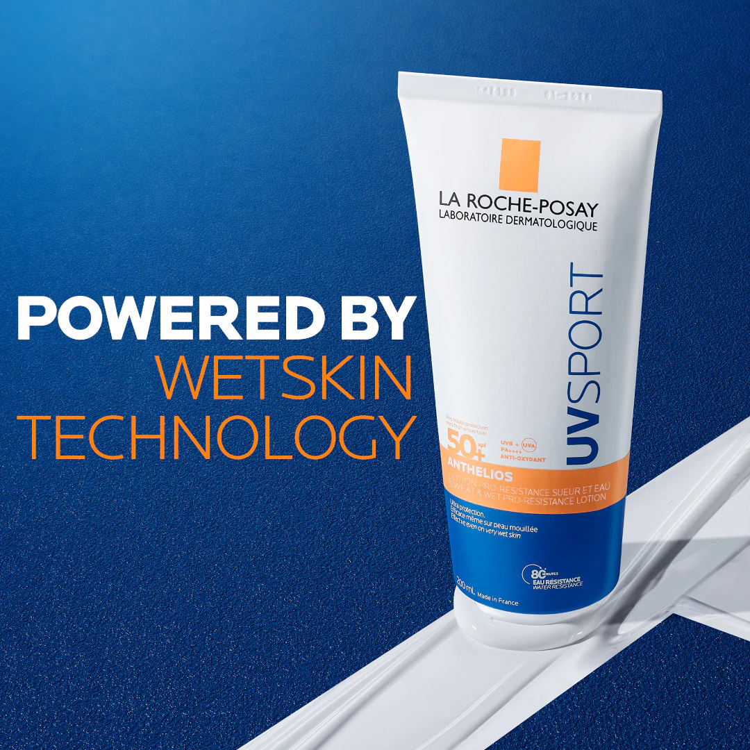 La Roche-Posay Anthelios UVSPORT Sweat & Wet Pro-Resistance Lotion SPF50+ - Image 10