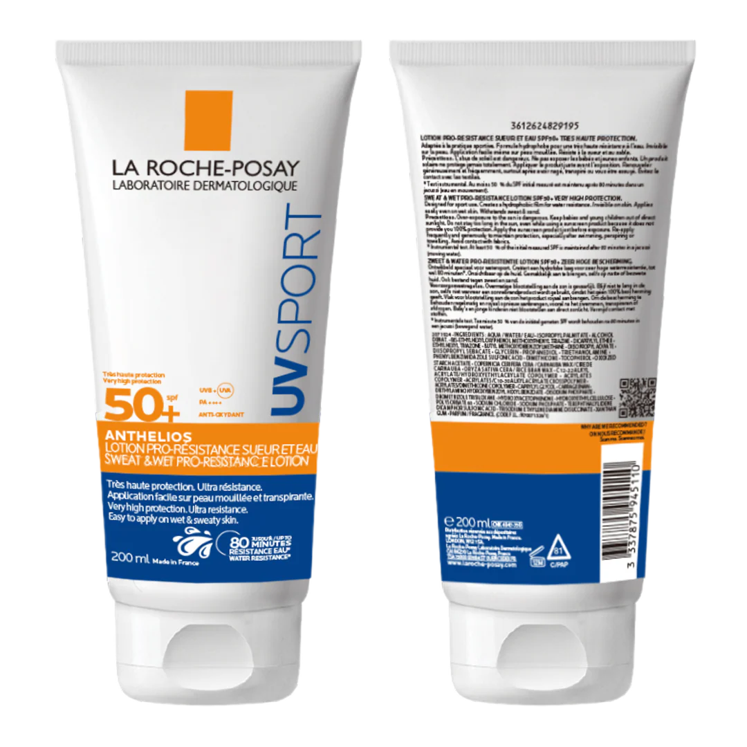 La Roche-Posay Anthelios UVSPORT Sweat & Wet Pro-Resistance Lotion SPF50+ - Image 17