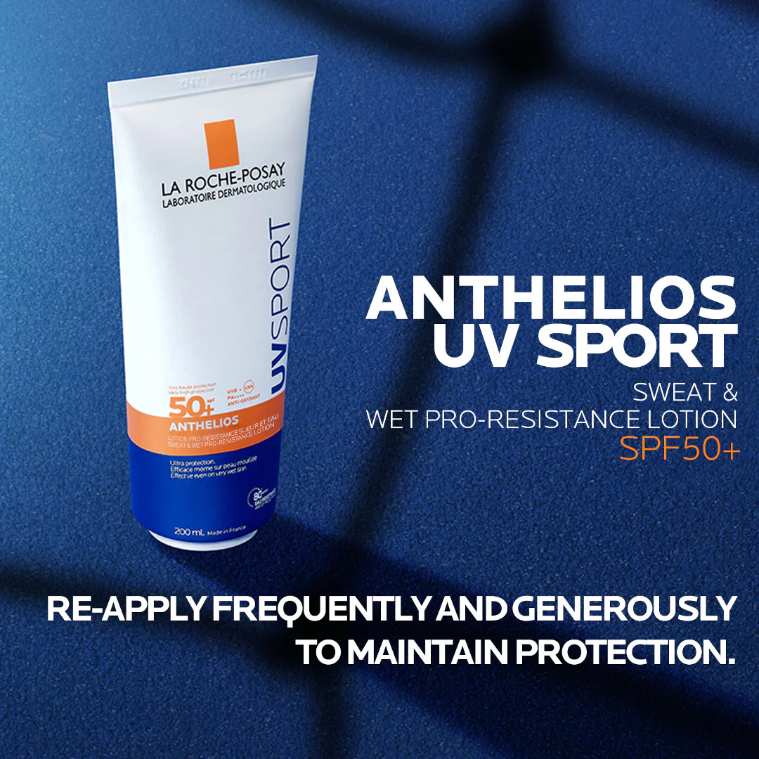 La Roche-Posay Anthelios UVSPORT Sweat & Wet Pro-Resistance Lotion SPF50+ - Image 5