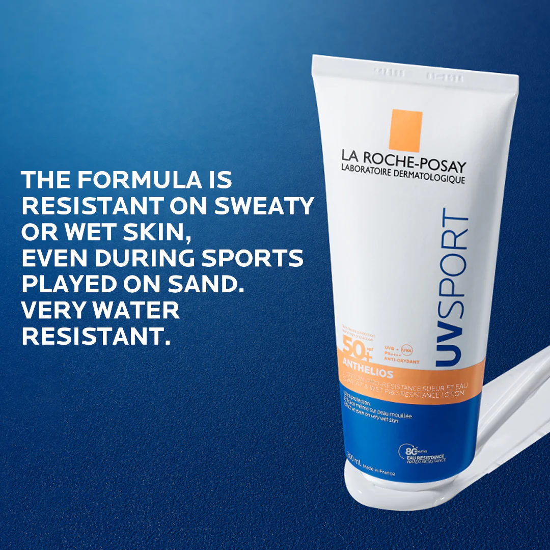 La Roche-Posay Anthelios UVSPORT Sweat & Wet Pro-Resistance Lotion SPF50+ - Image 6