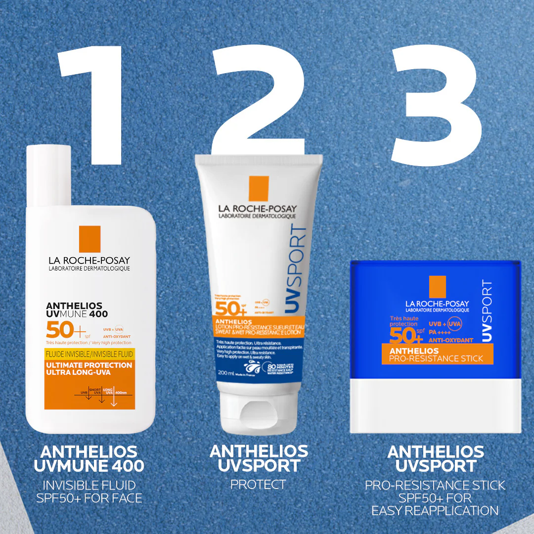 La Roche-Posay Anthelios UVSPORT Sweat & Wet Pro-Resistance Lotion SPF50+ - Image 9
