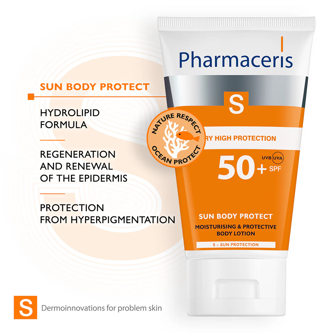 Pharmaceris S Sun Body Protect Moisturising & Protective Body Lotion SPF50+ - Image 4