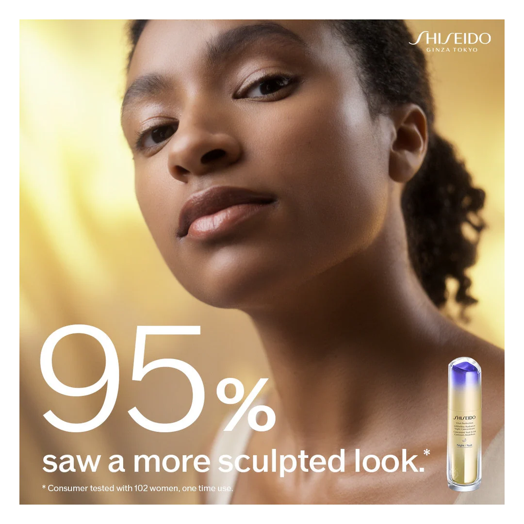 Shiseido Vital Perfection LiftDefine Radiance Night Concentrate Serum - Image 6