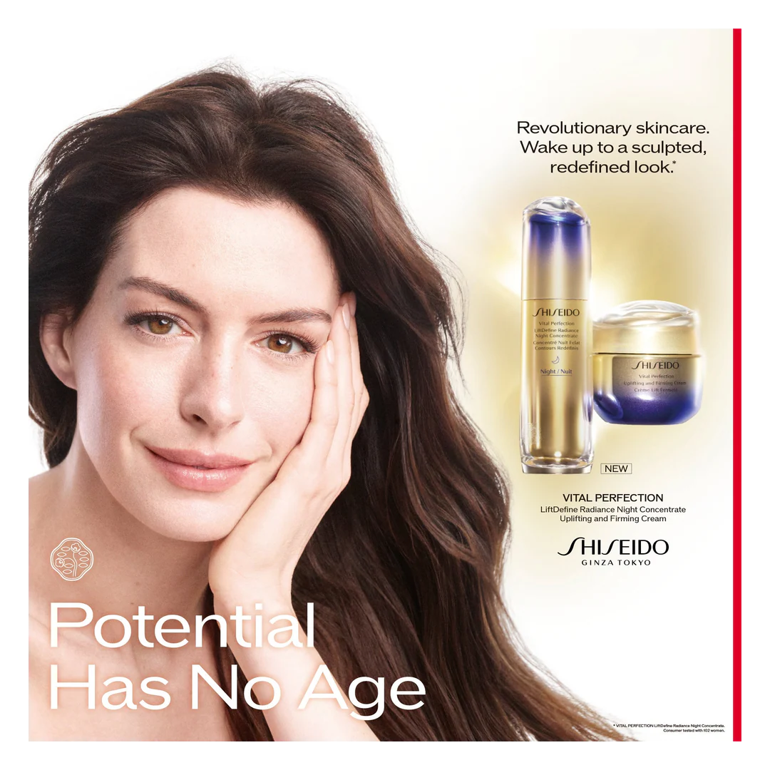 Shiseido Vital Perfection LiftDefine Radiance Night Concentrate Serum - Image 8