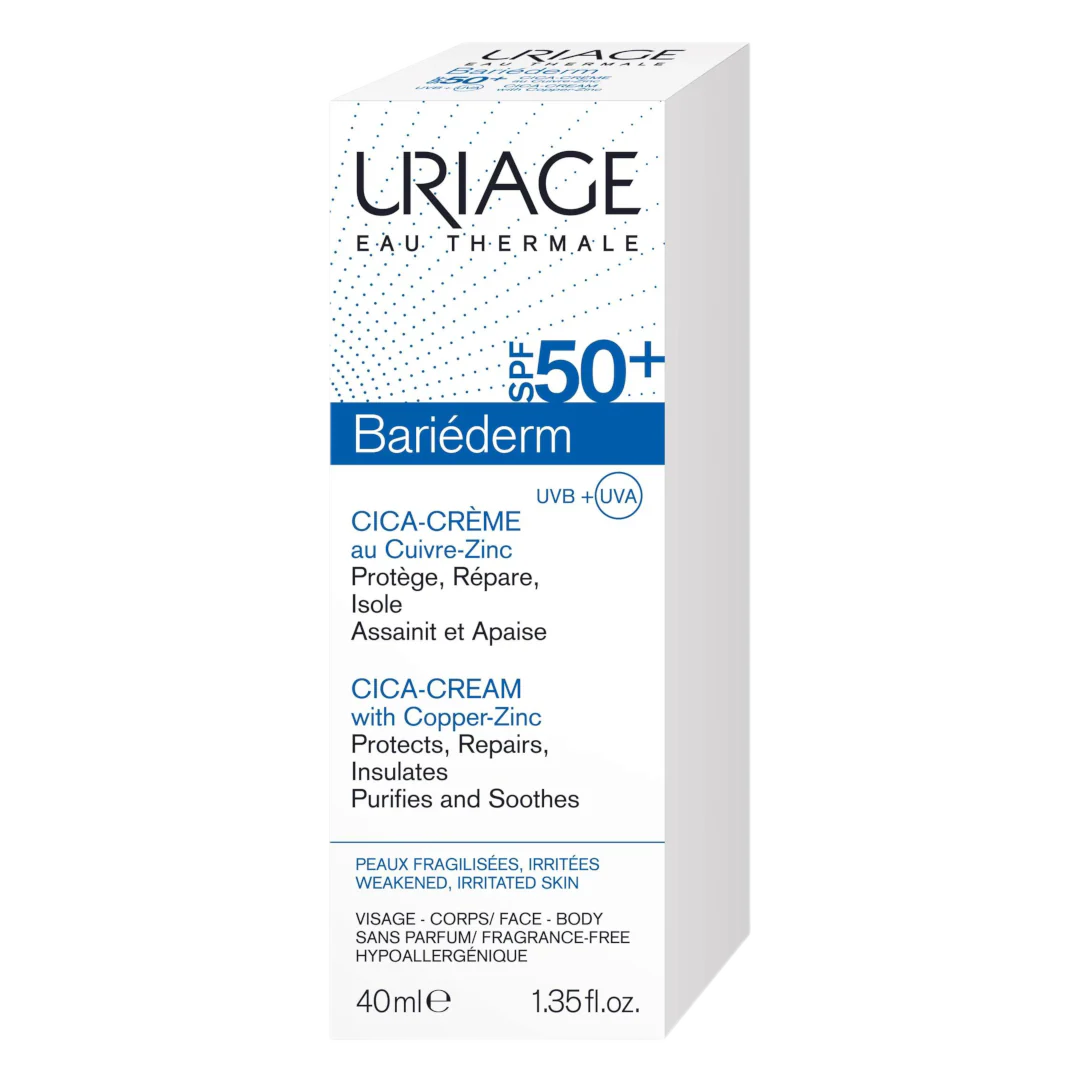 Uriage Bariederm-Cica Cream with Copper Zinc SPF50+ - Image 3