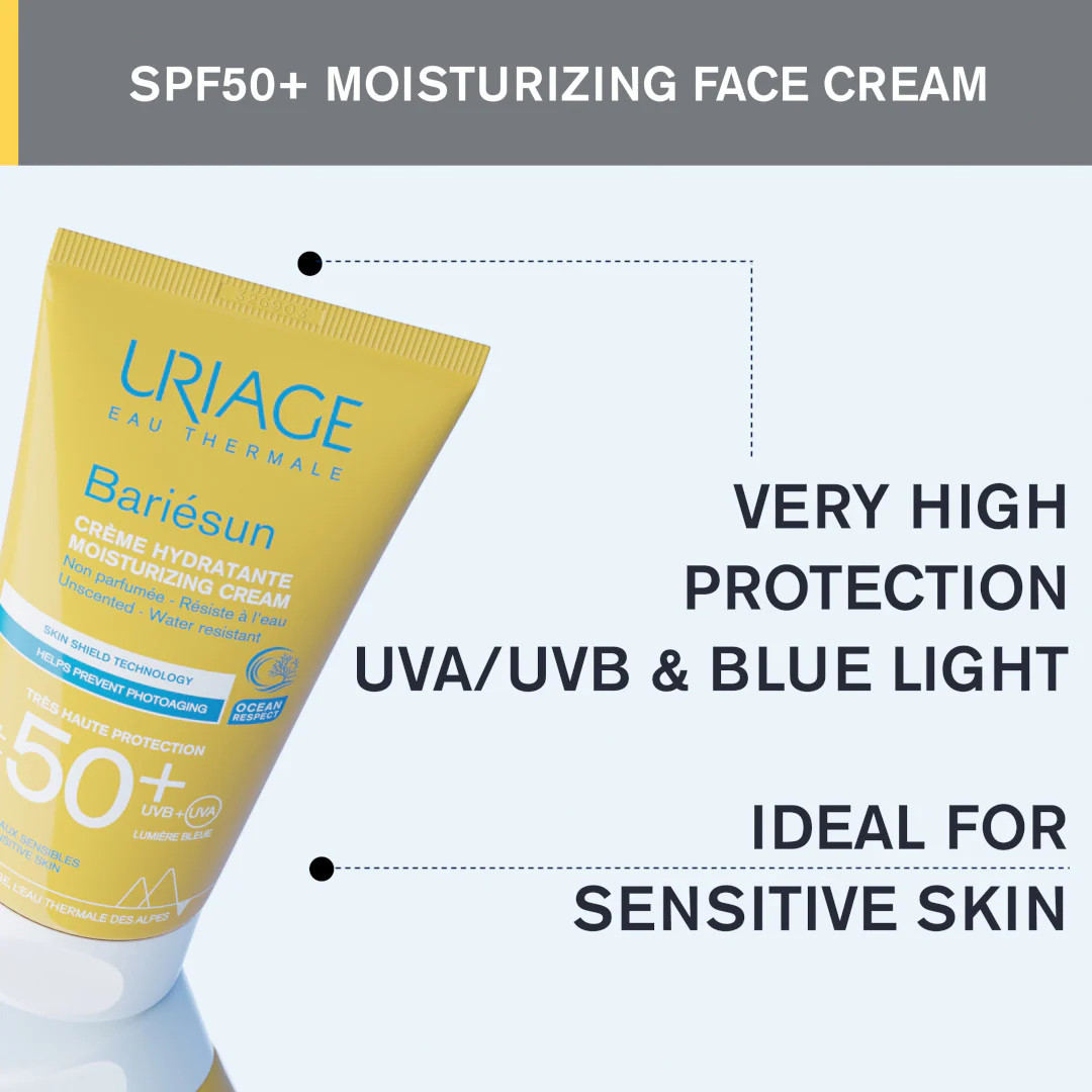 Uriage Bariesun Moisturizing Cream Unscented SPF50+ - Image 4