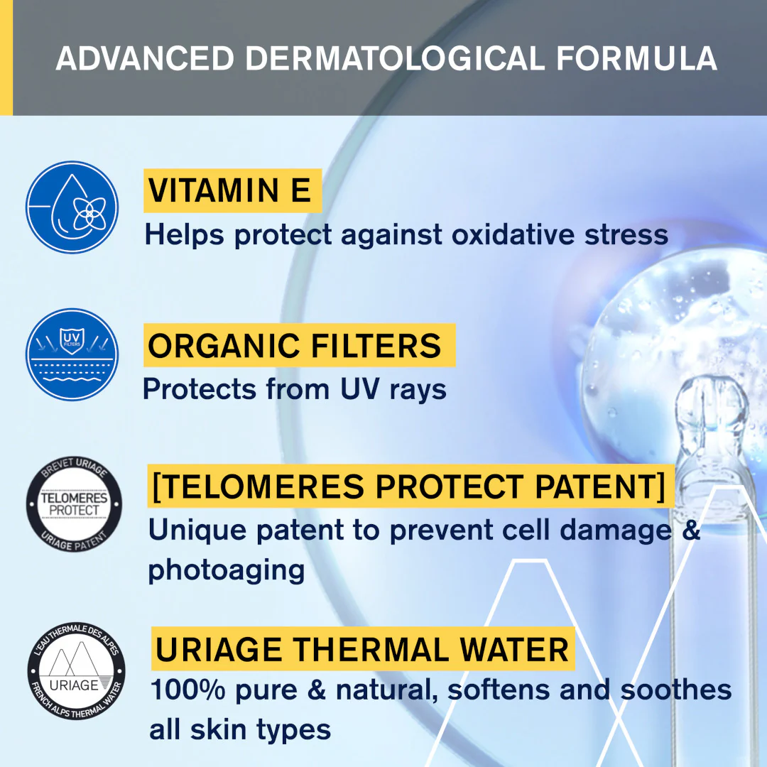 Uriage Bariesun Moisturizing Cream Unscented SPF50+ - Image 6