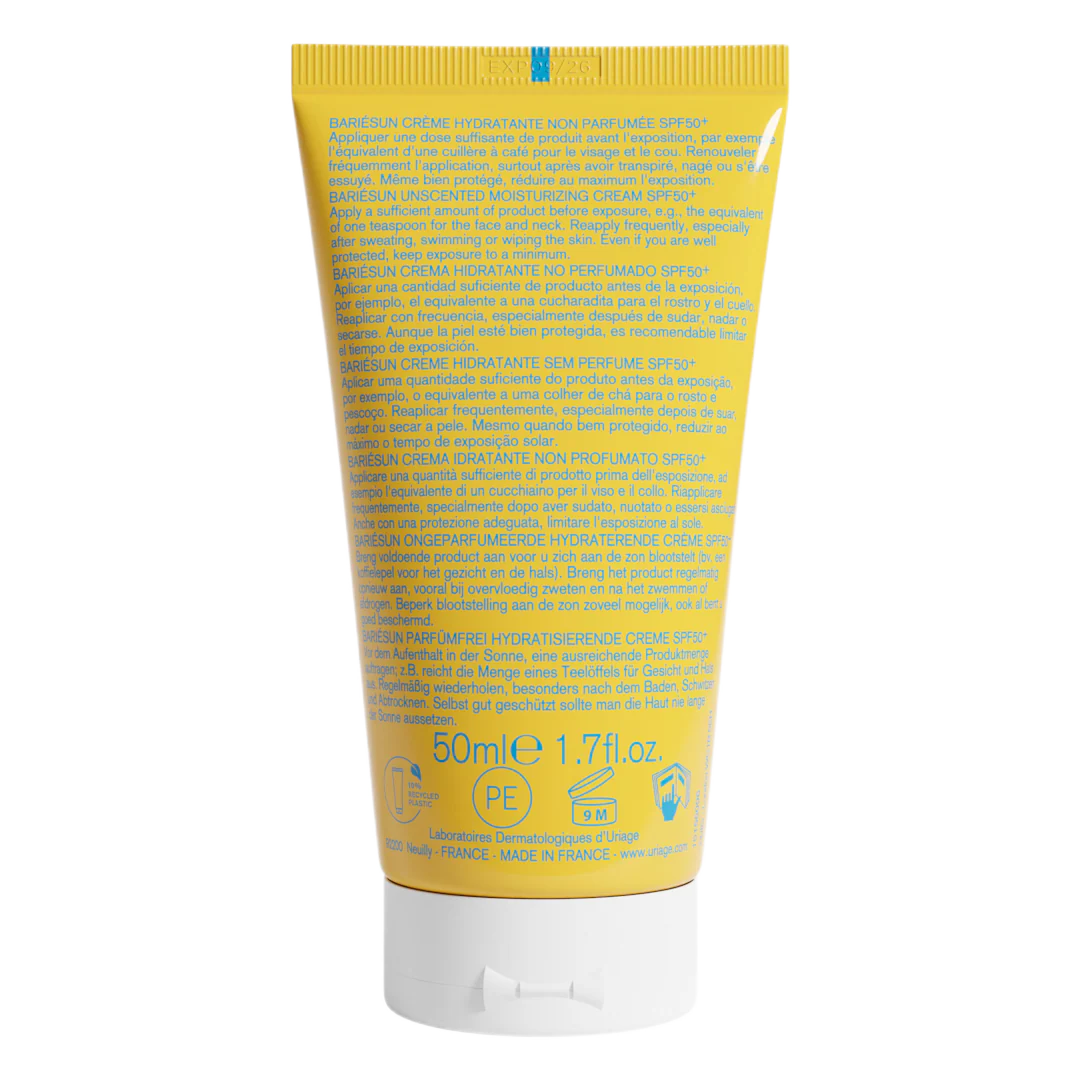 Uriage Bariesun Moisturizing Cream Unscented SPF50+ - Image 9