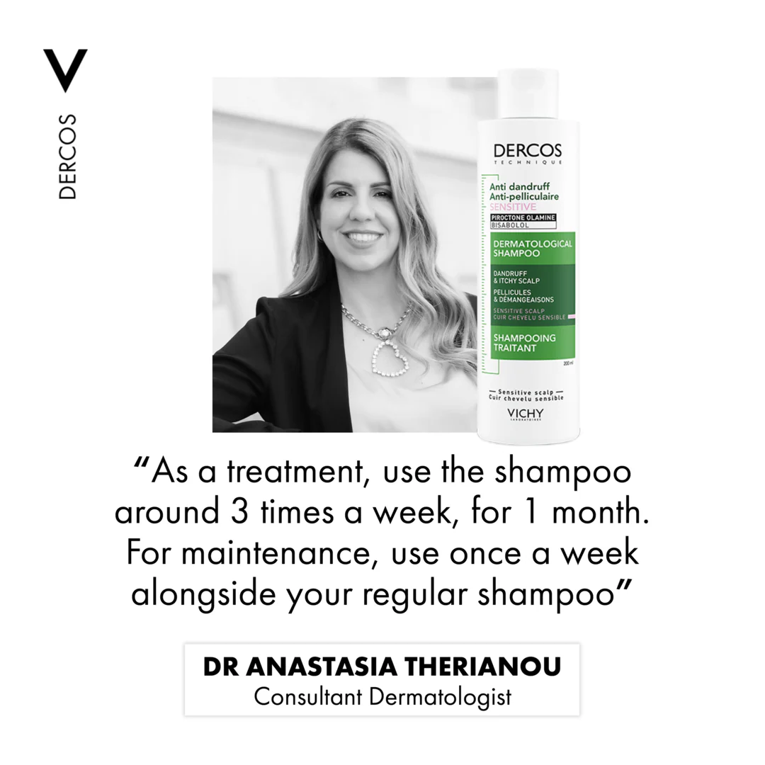 Vichy Dercos Anti Dandruff Shampoo for Sensitive Scalps - Image 5