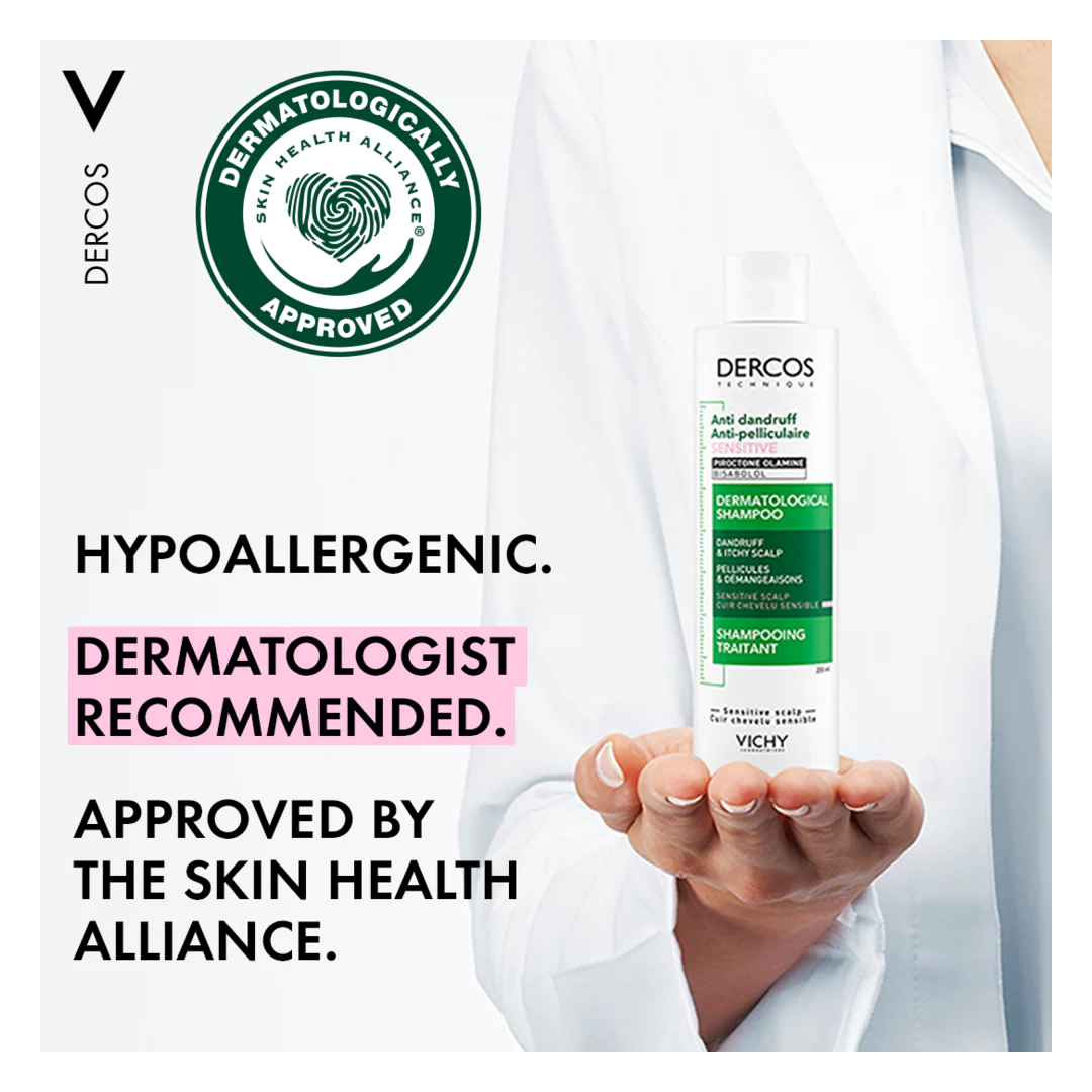 Vichy Dercos Anti Dandruff Shampoo for Sensitive Scalps - Image 6