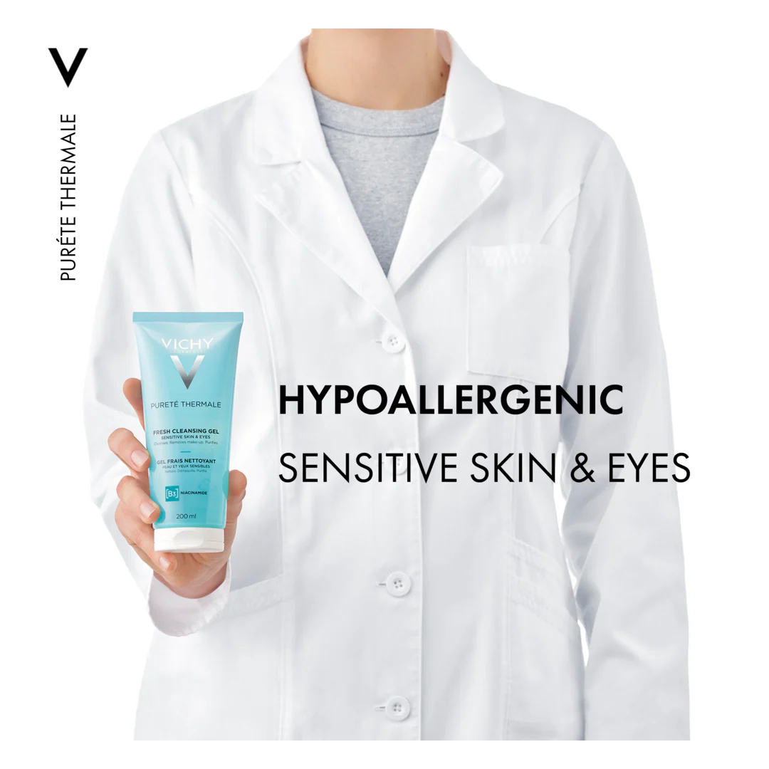 Vichy Purete Thermale Fresh Cleansing Gel for Sensitive Skin and Eyes - Image 5