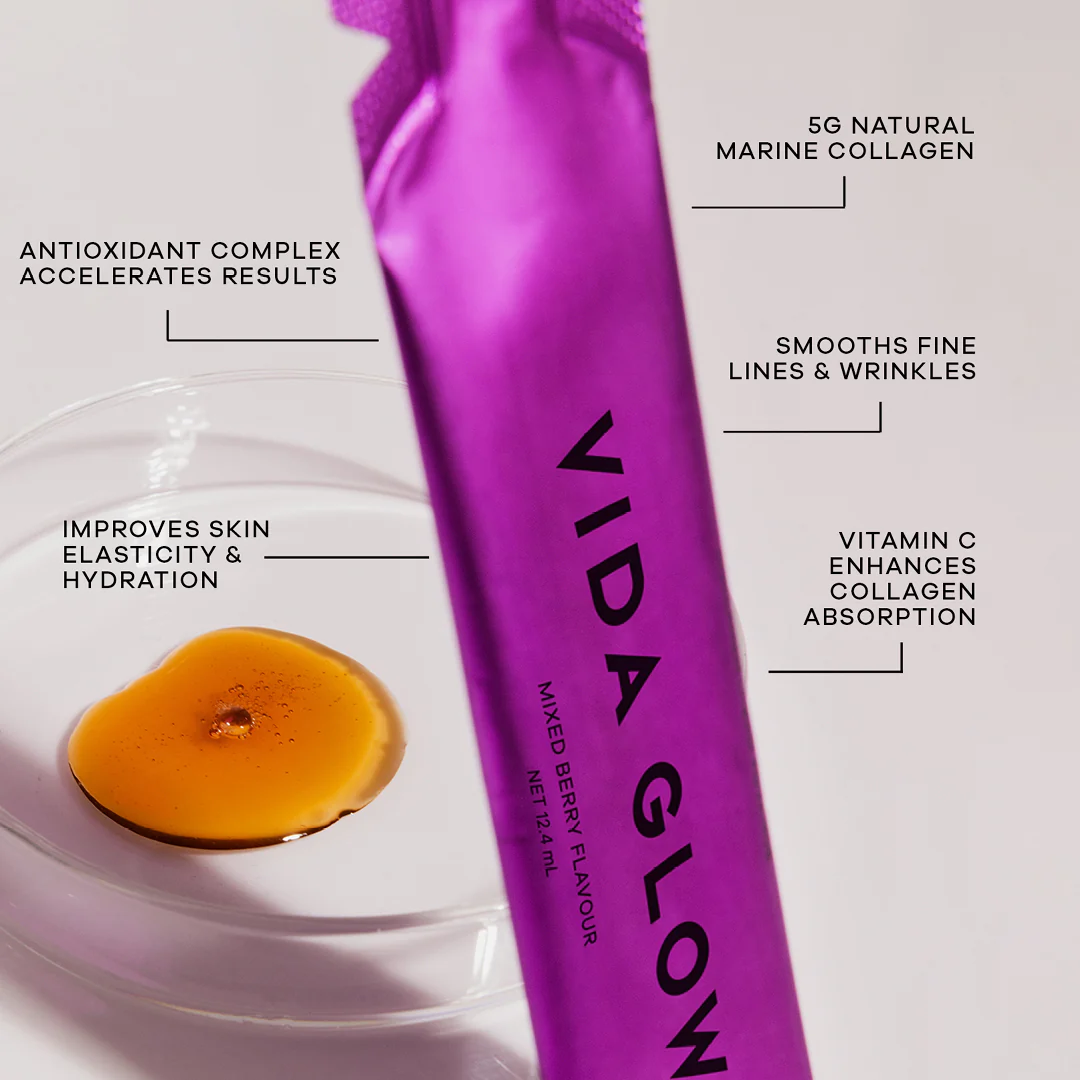 Vida Glow Collagen Liquid Advance - Mixed Berry Flavour - Image 5